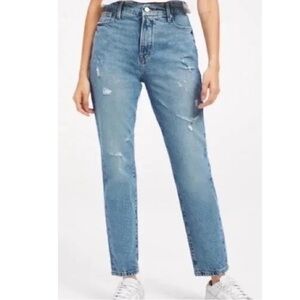 NWT GOOD AMERICAN JEANS ✨ GOOD CLASSIC DISTRESSED HIGH RISE, Sz 12